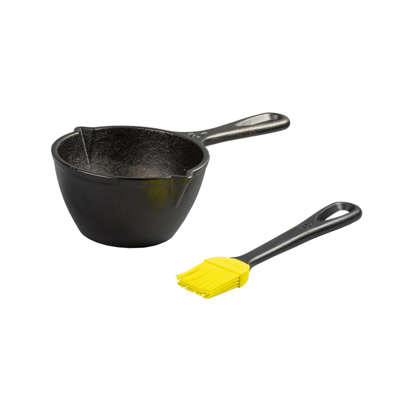 Creuset Lodge avec brosse en silicone