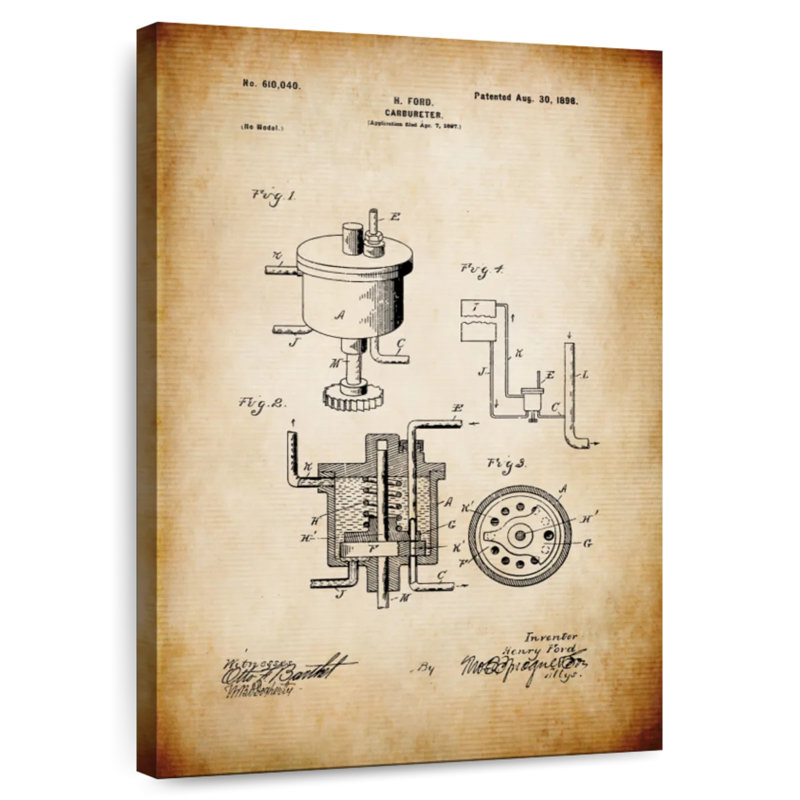 Carburetor Kynaat, 12" H x 8" W