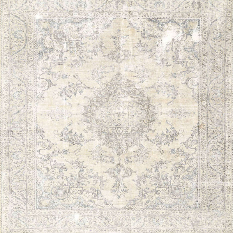 Quintan Oriental Indoor Rug, Square 3'