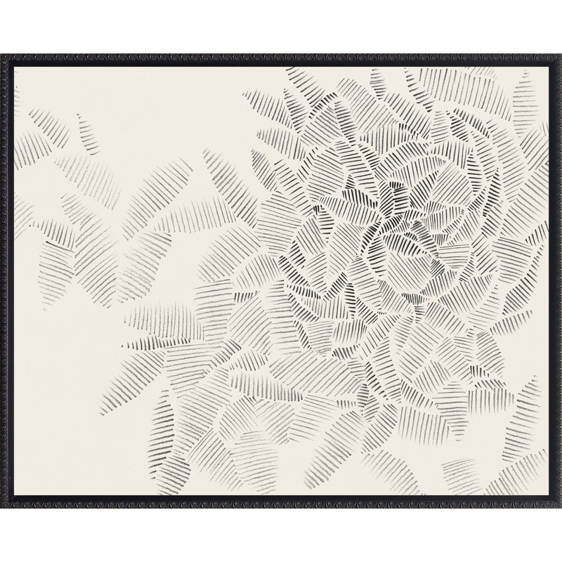 Monochrome Bloom II Canvas Wall Art