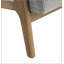 Chaise d'appoint rustique à dossier en rotin avec structure en bois franc massif, parfaite pour ajouter une touche de nature à vos intérieurs.-803604389