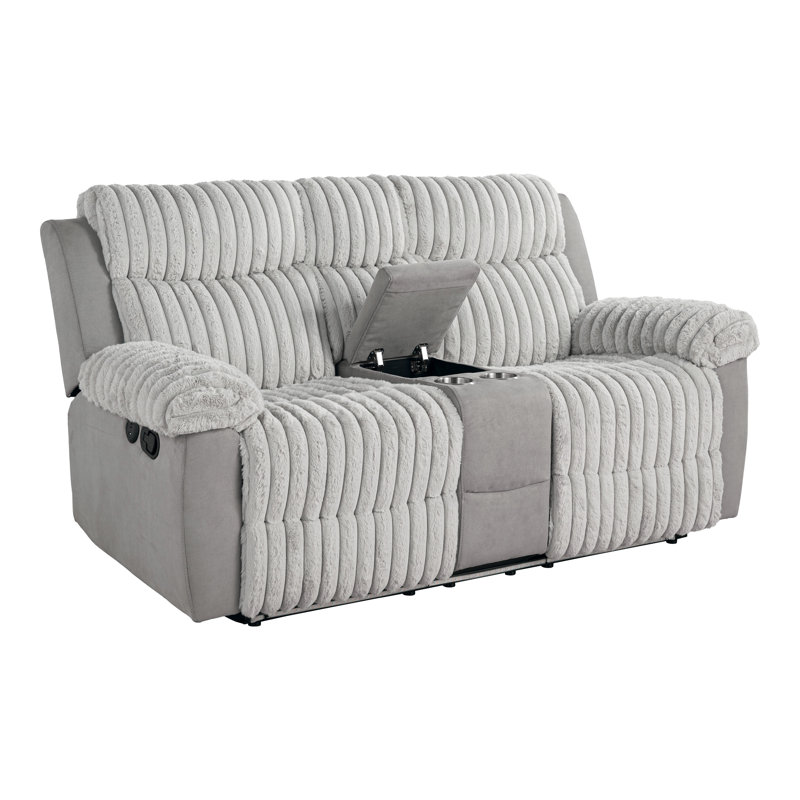 Causeuse inclinable manuelle Shirlene, Gris