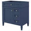 Meuble-lavabo de salle de bain de 30 po sans lavabo supérieur, armoire de rangement moderne avec 2 tiroirs et un tiroir rabattable (BASSIN INCLUS)-1334388422-1334388427