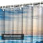 Rideau de douche avec 12 crochets Blue Mountains-1424210687