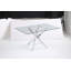 Rectangular Tempered Glass Dining Table With Legs-1418590431-1418590416