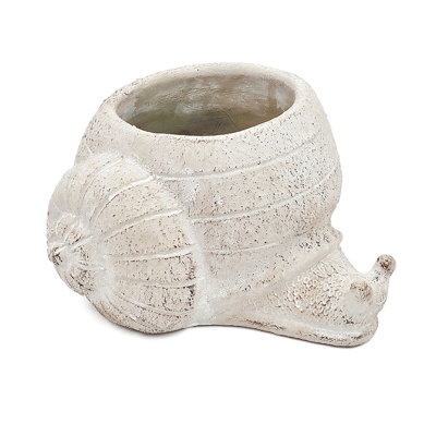 Decorative Sand And Cement Planter With Textured Beige Finish 8.3X7x4.7 Inches For Home Decor Mixed Plants Trailing Plant Arrangements