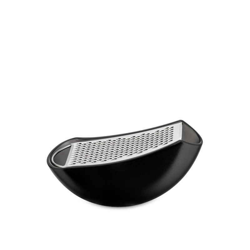 Parmenide Grater with Cheese Cellar, Black