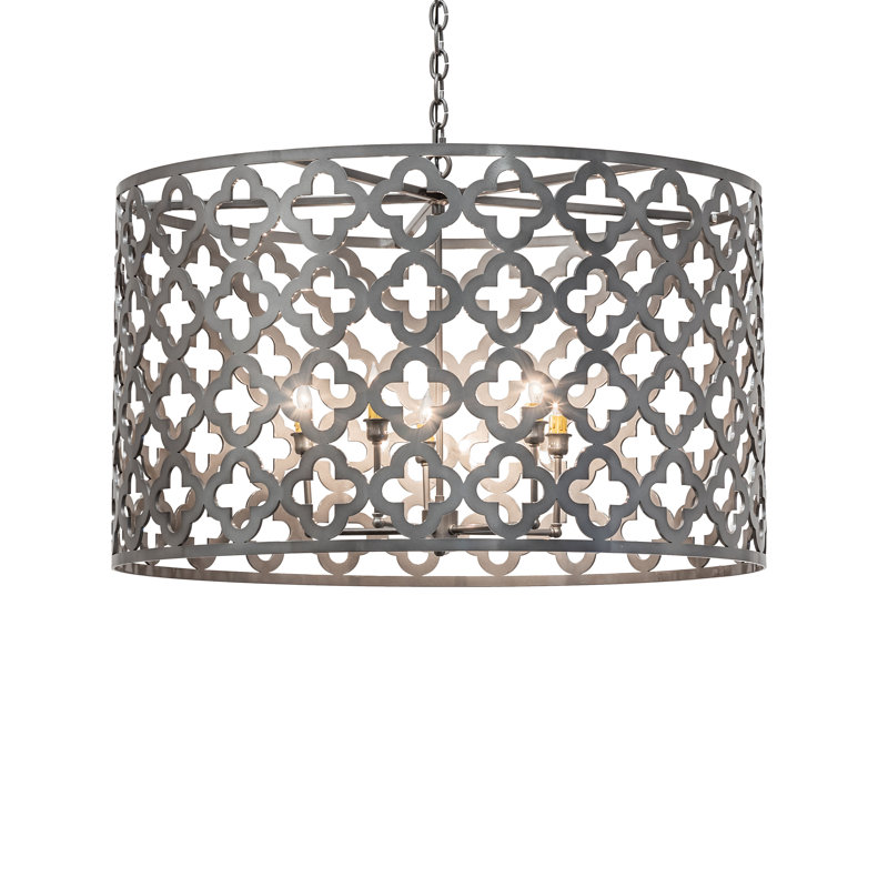 Luminaire suspendu tambour 5 lumières