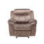 Ensemble de salon inclinable en velours bicolore 3 pièces Zubaida