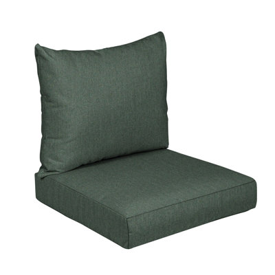 2 - Piece Outdoor SunbrellaSeat/Back Cushion by Latitude Run 2 - Piece Outdoor SunbrellaSeat/Back Cushion by Latitude Run