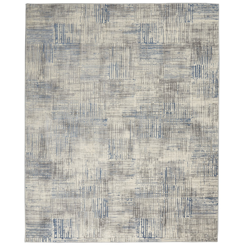 Geometric Indoor Rug, Rectangle 8' x 10'