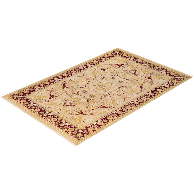 Classic One-of-a-Kind 6' 1" x 9' 3" Hand Knotted Area Rug