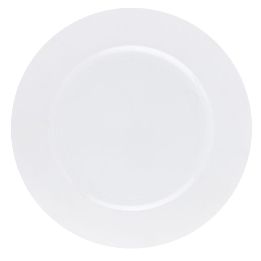 Ecoquality 13 Inch Round White Plates 48 Guests | Wayfair