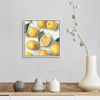 «Fresh Lemons I» par Emma Caroline - reproduction d'art sur toile