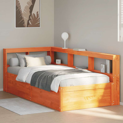 Solid Wood Storage Bed