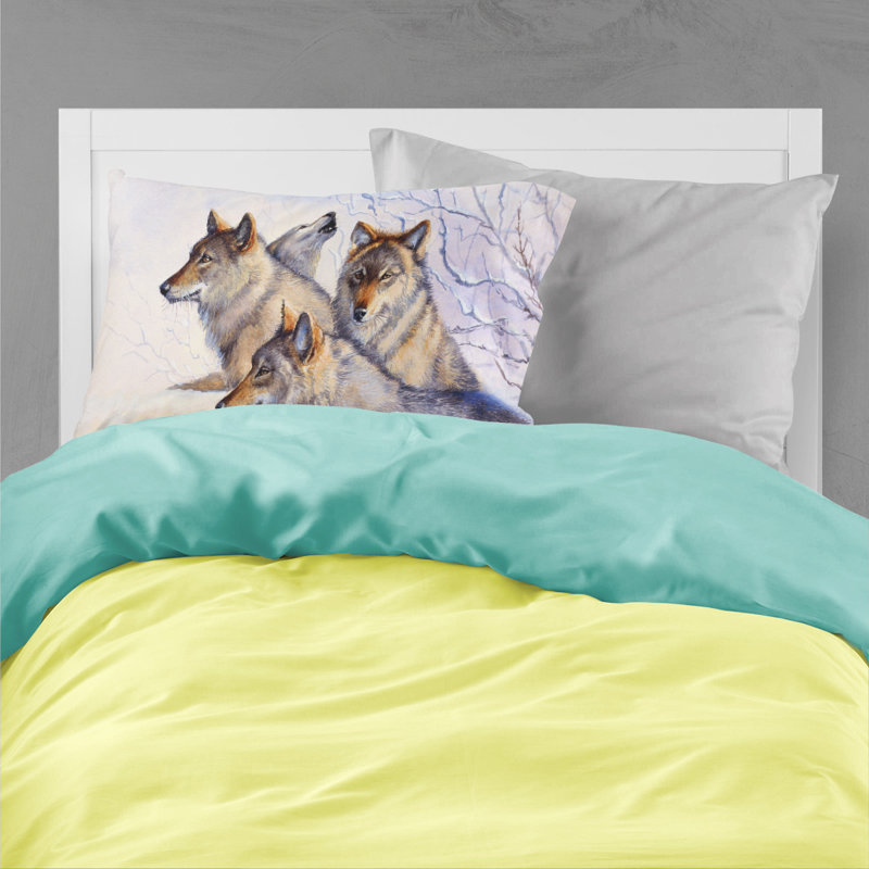 Taie d’oreiller wolves
