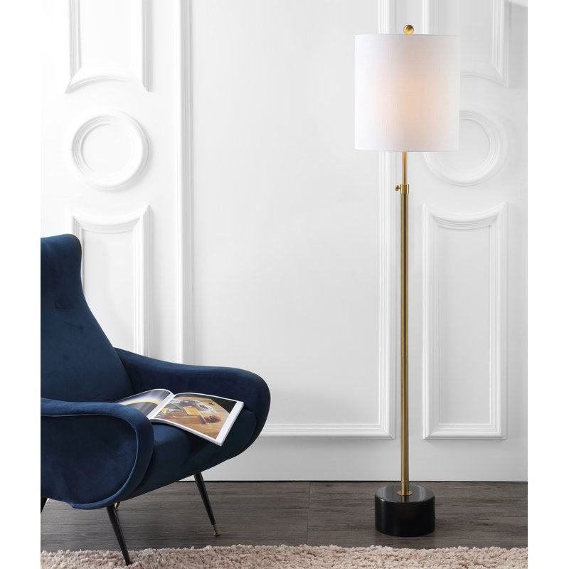 Lampe sur pied 66 po en métal Classen