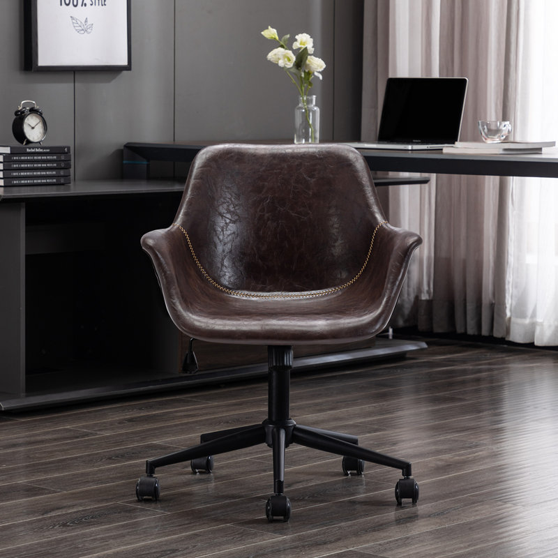 Milan Task Chair, Dark Brown