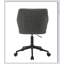 Chaise de bureau en cuir synthétique et finition Pakuna