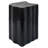 Black 21 Irregular End Table, Split Design For Small Indoor And Outdoor Areas, Fiberglass Blend Color, Living Spaces, Made Of 85% 15% Fiberglass, Versatile