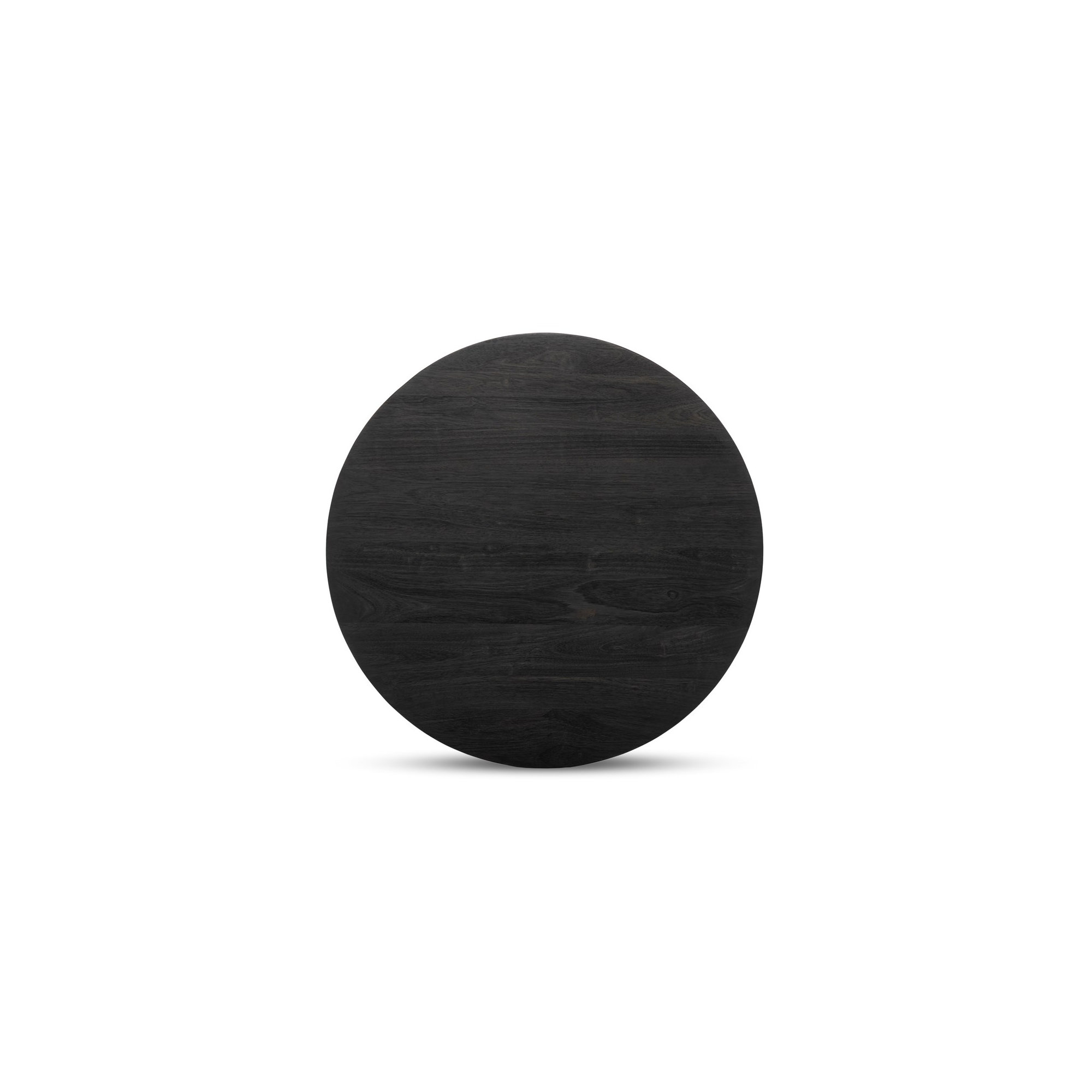 Siham Solid Wood Single Coffee Table, Black, 16" H x 38" L x 38" W