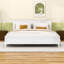 Lit plateforme en bois avec tête de lit-377806065-377806066