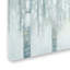 «Birches in Winter Blue Gray», reproduction sur toile tendue-33406667