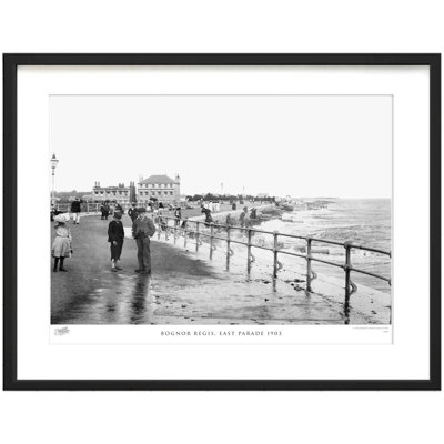 Bognor Regis, East Parade 1903 by Francis Frith - Single Picture Frame Print