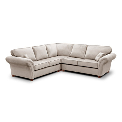 Lila 5 Seater Velvet Corner Sofa 