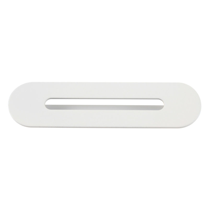 Kingston Brass TC402W Made To Match Bathtub Overflow Hole Cover, Matte White