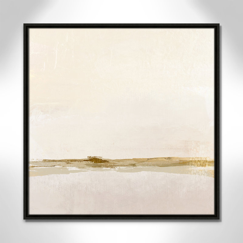 Impression abstraite étonnante par Denise Brown, Toile encadrée flottante espresso, H 25,5 po x l 25,5 po x P 2 po, No Mat