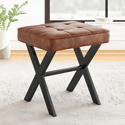 Petit tabouret, tabourets en velours avec pieds, petit tabouret stable pour le salon