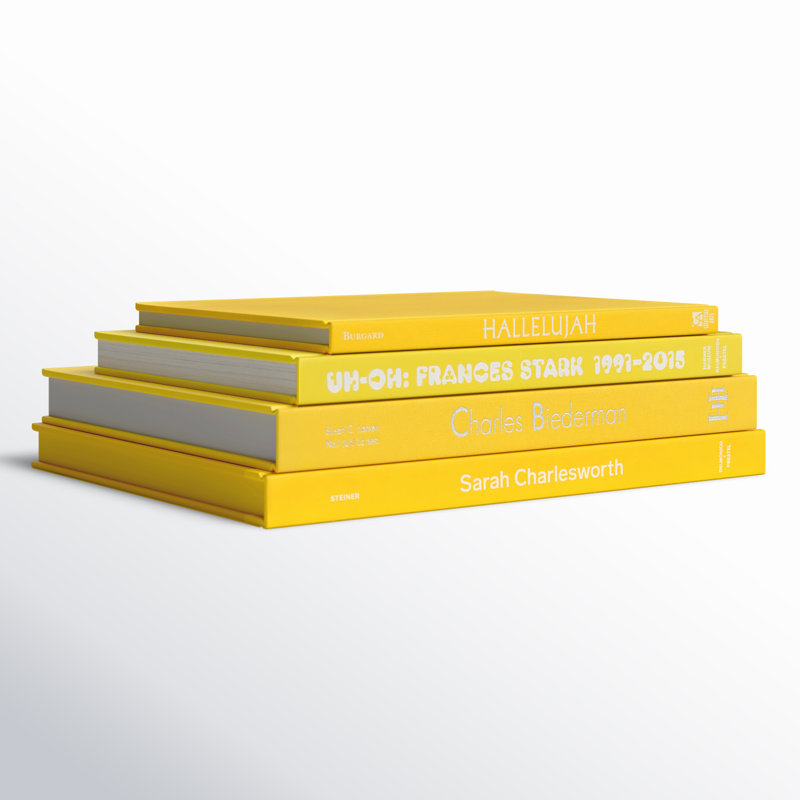 Decorative Books - Daffodil Coffee Table Stack - 4 Yellow Books