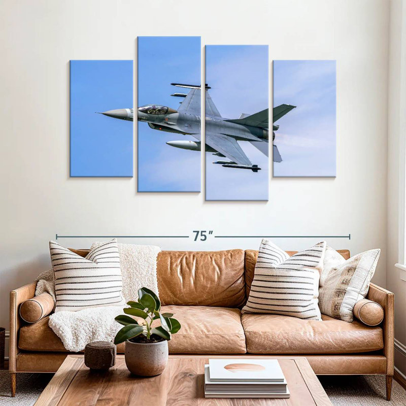 Mait Royal Netherlands Fighter Jet, 42" H x 68" W
