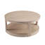 Table basse ronde à 2 niveaux Curved