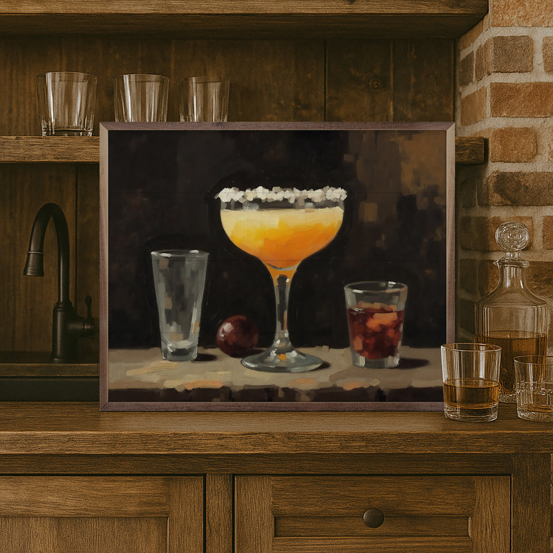 Mangue margarita et grenaille, H 8 po x l 10 po