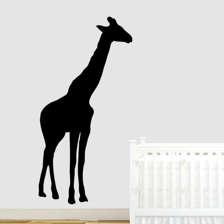 Landscape & Nature Non-Wall Damaging Wall Decal, Black