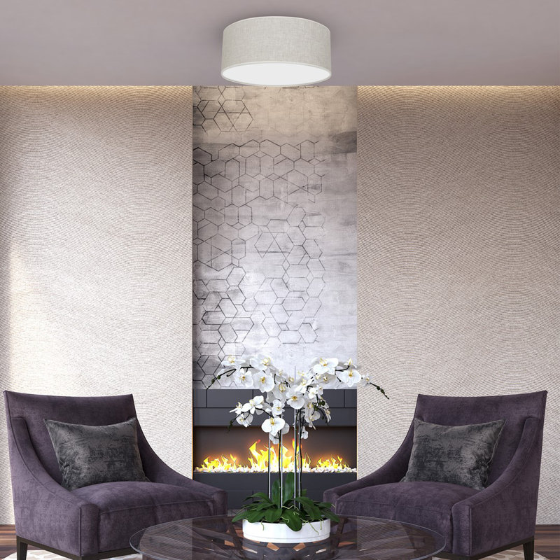 Lino Len Flush Ceiling Light