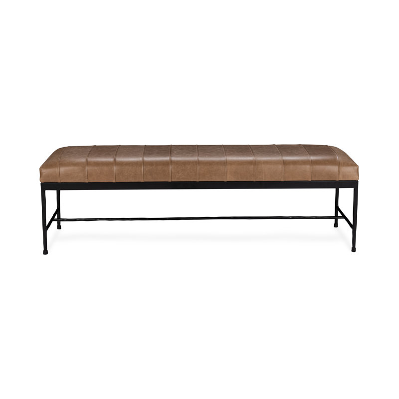 Madeleine Leather Bench