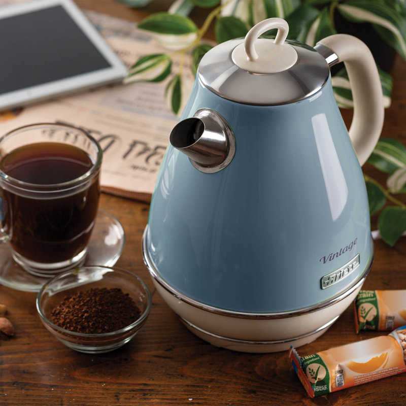 Ariete Vinatge 1L Electric Kettle, Blue