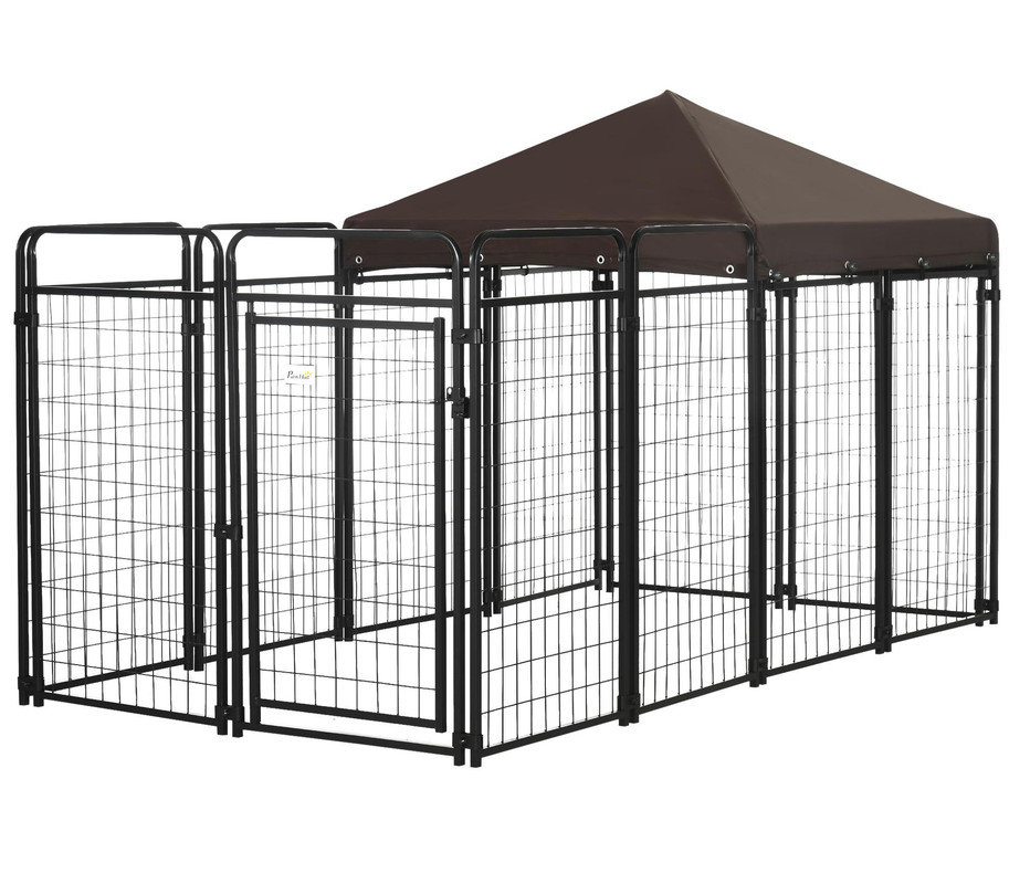 Tucker Murphy Pet™ Outdoor Dog Kennel for Large & Medium Breeds - Heavy ...