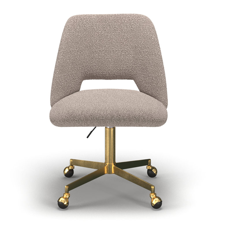 Chaise de travail Borrego, gris