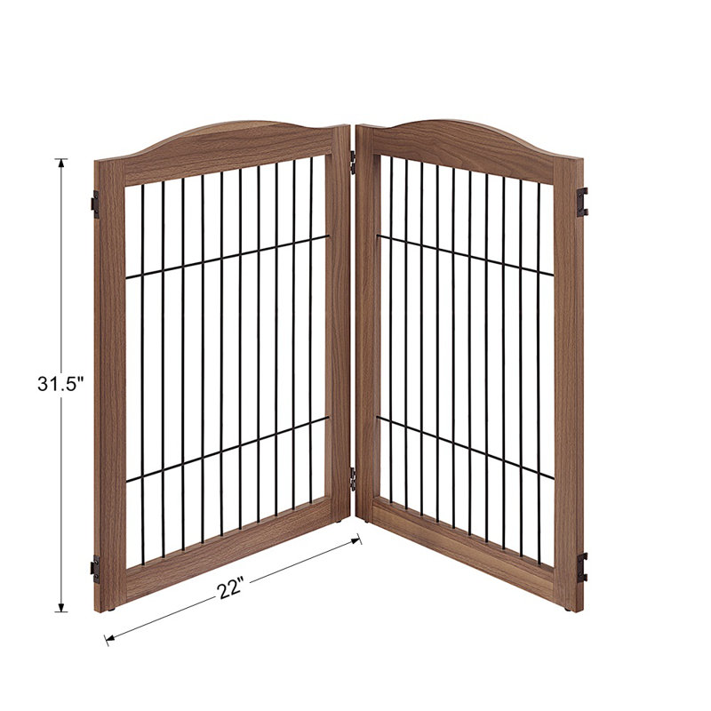 Barrière d'extension pour animaux, Noyer