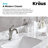 Kraus Arlo Single Hole 1-Handle WaterSense Bathroom Sink Faucet with Drain and Deck Plate-76619065