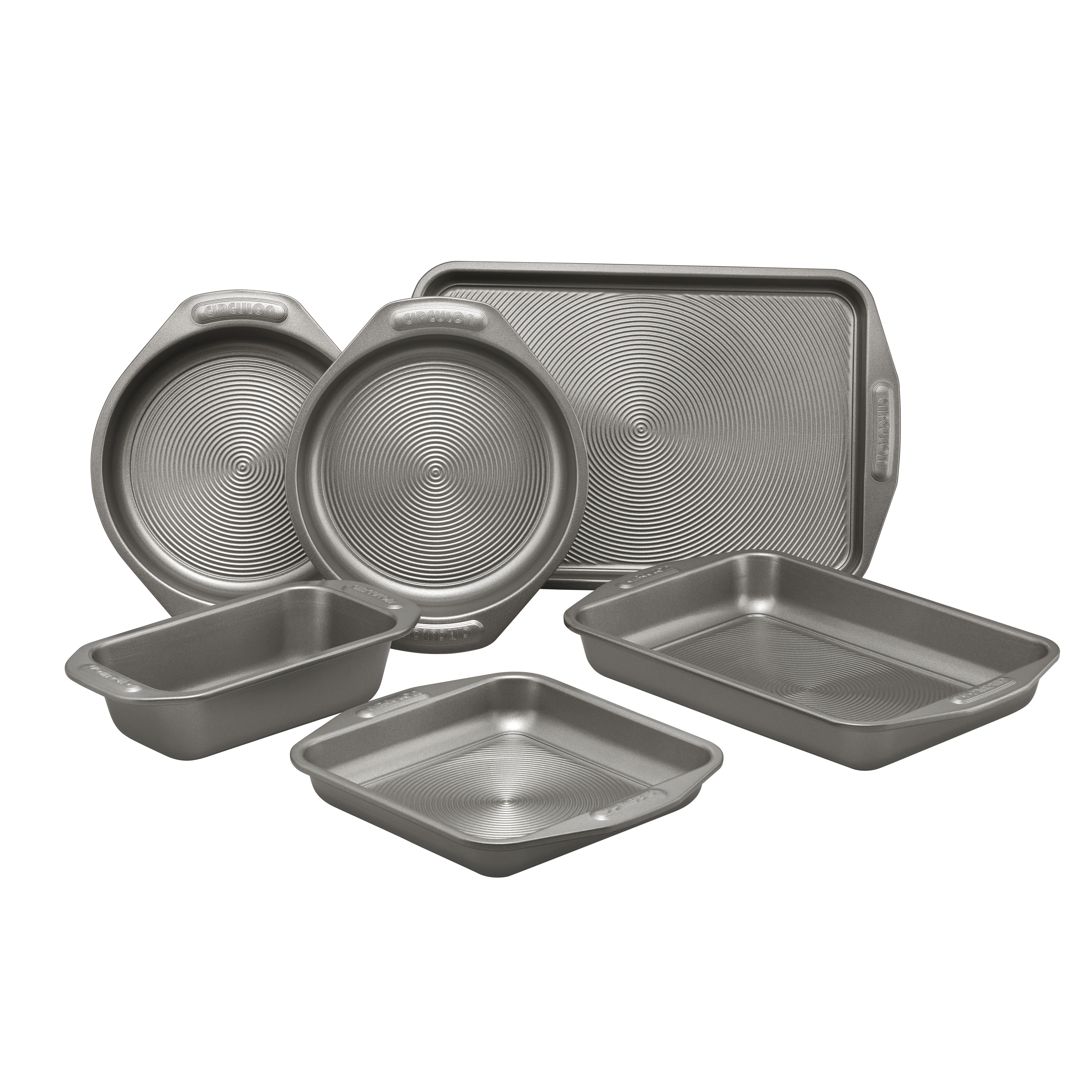 Circulon Bakeware Steel 3-Piece Bakeware Set, Gray