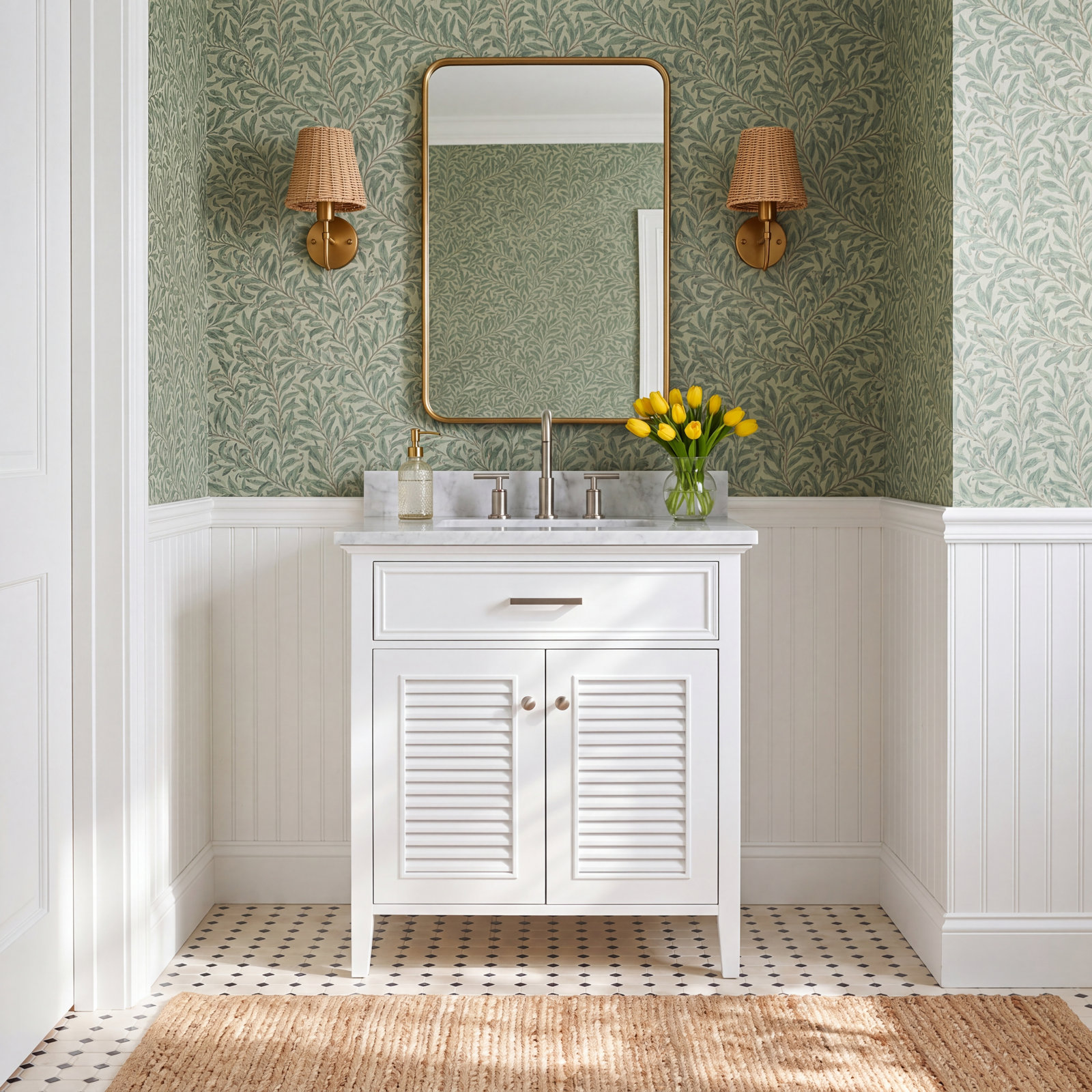 31'' Single Bathroom Vanity, White