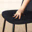 Tufted Velvet/Suede Upholstered Armless Dining Chair with Adjustable Feet-887190675