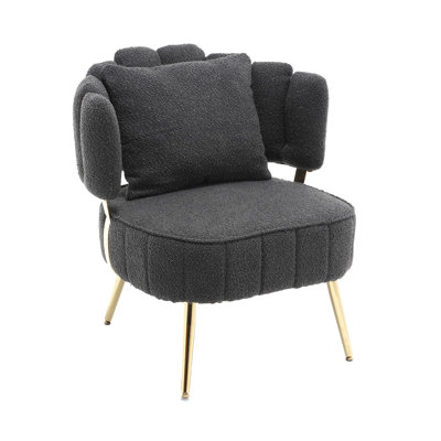 Fauteuil d'appoint rembourré Boucle