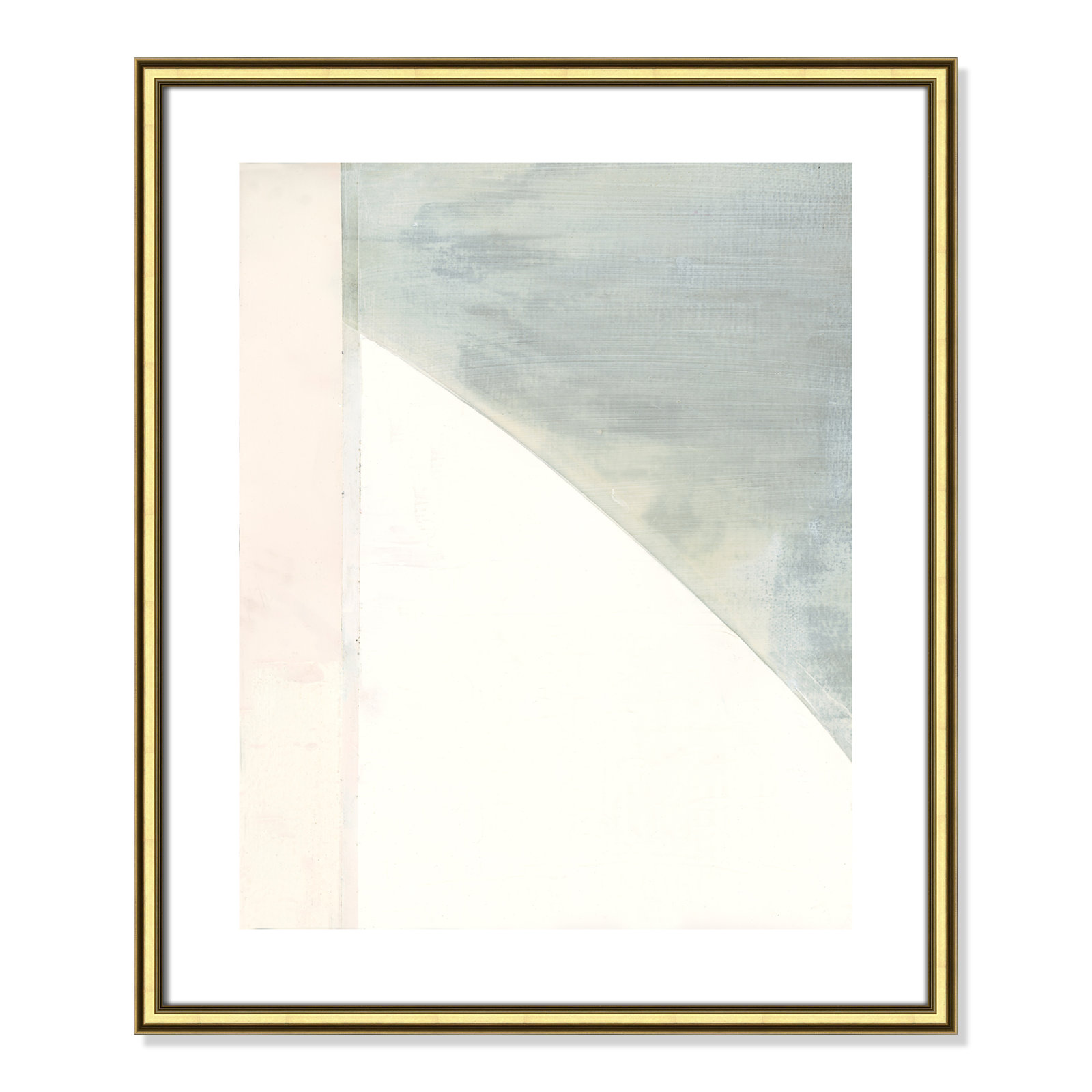In Neutral I - Painting Print, Gold Framed Paper, 25.5" H x 21.5" W x 0.88" D