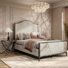 Lalia Modern Hammered Metal 2-Piece Bedroom Set